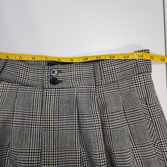 Alanni by Donnybrook Womens Plaid Wool Trouser Pants Size 12 Career Academia 90s - Picture 8 of 11